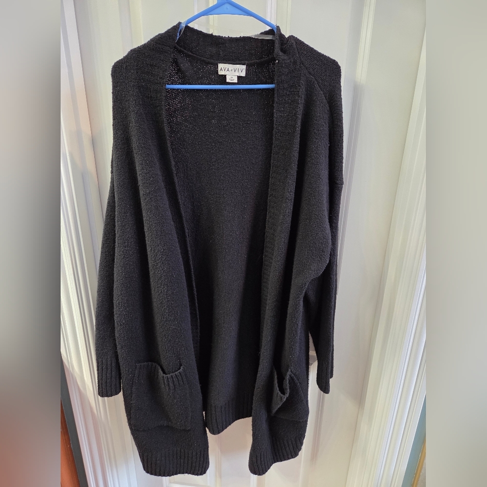 Ava & Viv Women's Black Sweater